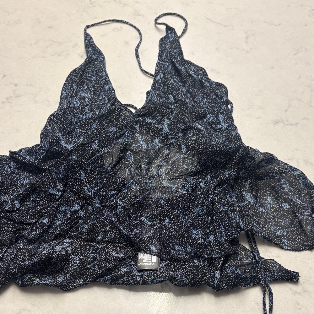 Zara set - great as a fun cover up! XS - Picture 3 of 4